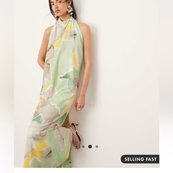 ASOS multi colored dress - Picture 3 of 4